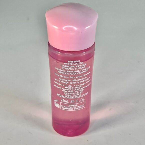 Shiseido White Lucent Essence Luminizing Infuser Lotion Travel .84fl oz 25ml New - Picture 3 of 4